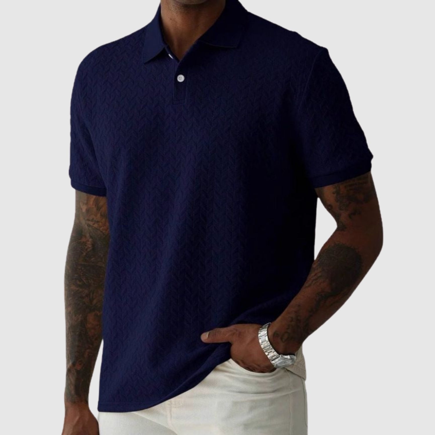 Vince – Strukturált polo póló