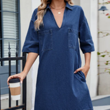 Jade | Casual Denim Ruha