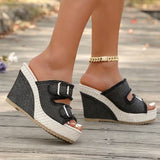 Atelier | Fray Edge Wedge Szandál