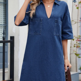 Jade | Casual Denim Ruha