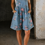 Marvina | Virágmintás Farmer Overall