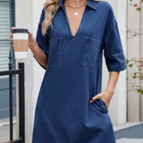 Jade | Casual Denim Ruha