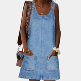 Saylor | Relaxált Denim-Look Ruha