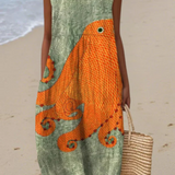 Tess™ Oceanic Midi Ruha