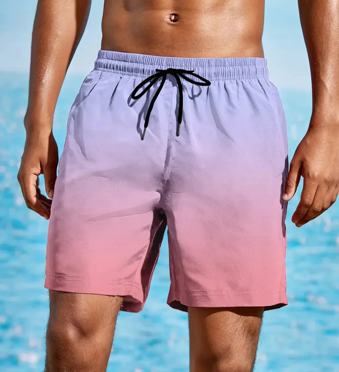 Színátmenetes strandshorts