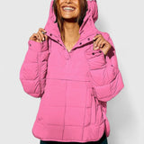 Veronika – Vízhatlan oversized kapucnis pulóver