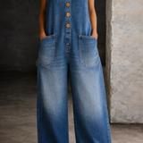 Saylor | Vintage Mosott Pamut Farmer Overall