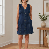 Lila | Denim Mini Ruha