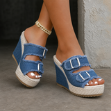 Atelier | Fray Edge Wedge Szandál