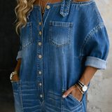 Sophia | Vállnélküli Farmer Overall