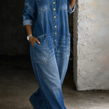 Sophia | Vállnélküli Farmer Overall