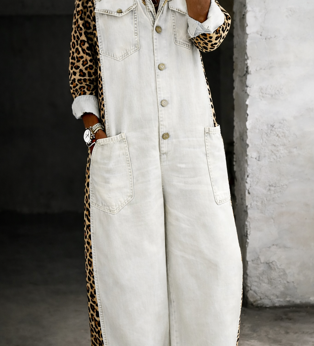 Amanda | Egyrészes Farmer Ing Overall