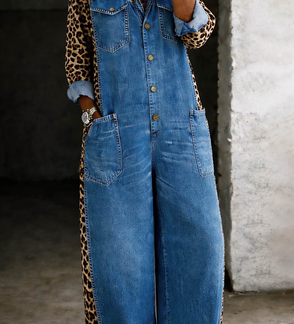 Amanda | Egyrészes Farmer Ing Overall