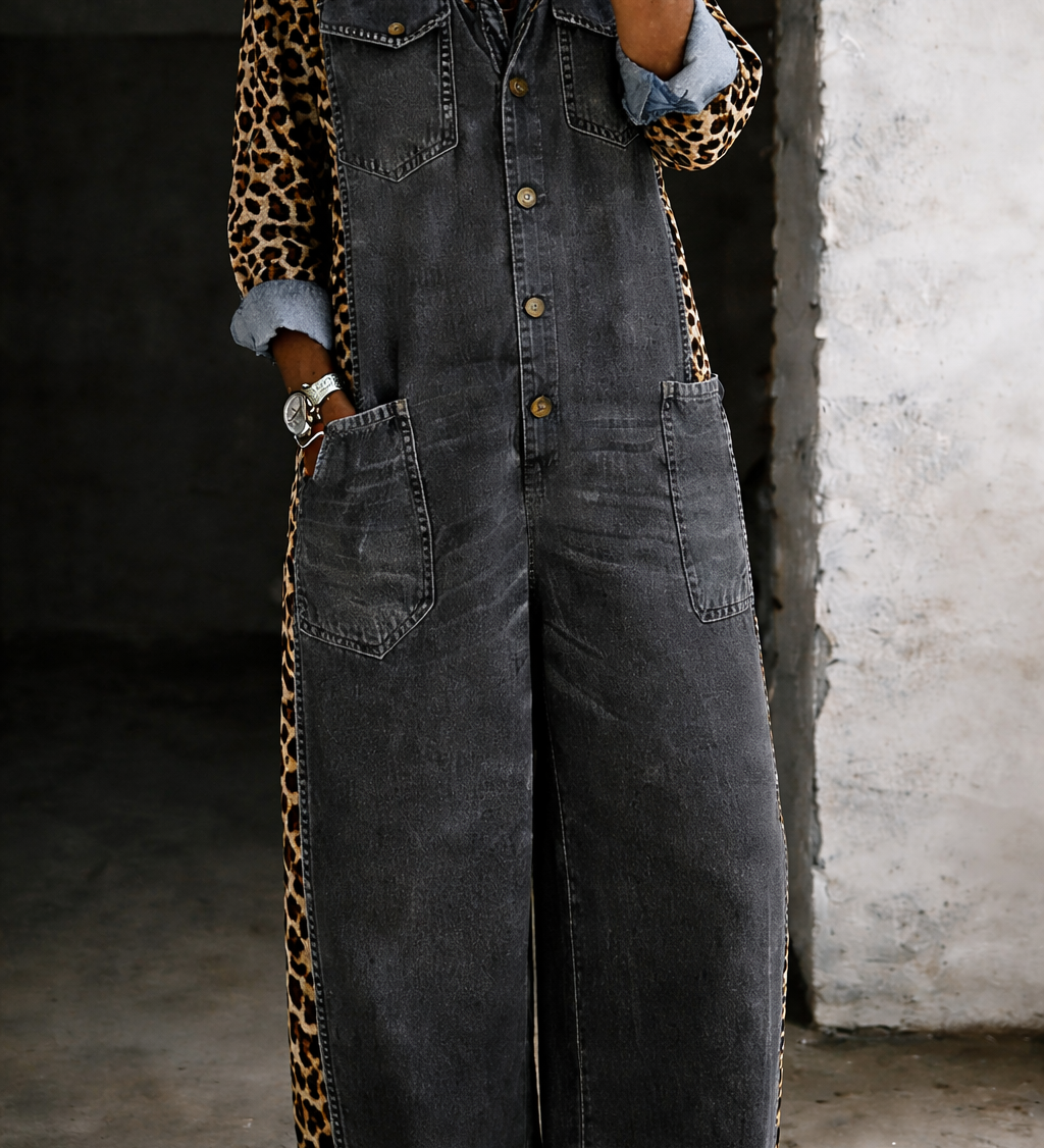 Amanda | Egyrészes Farmer Ing Overall