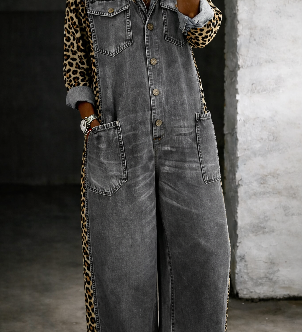 Amanda | Egyrészes Farmer Ing Overall