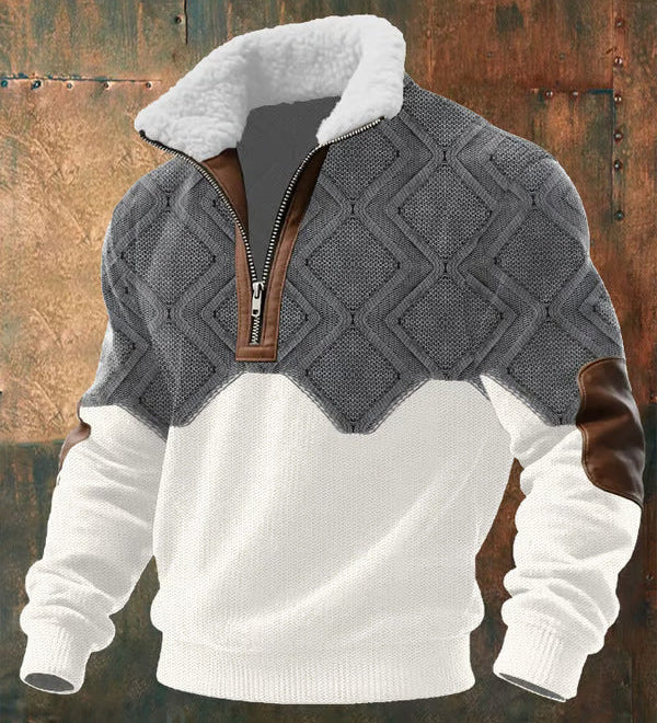 János - Magas nyakú fleece pulóver
