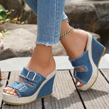 Atelier | Fray Edge Wedge Szandál