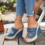 Atelier | Fray Edge Wedge Szandál