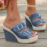 Atelier | Fray Edge Wedge Szandál