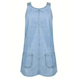 Saylor | Relaxált Denim-Look Ruha