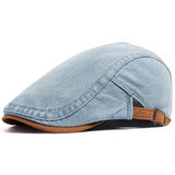 Bloom™ | Prémium Denim Flat Cap – Időtlen Stílus & Napi Kényelem