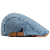 Bloom™ | Prémium Denim Flat Cap – Időtlen Stílus & Napi Kényelem
