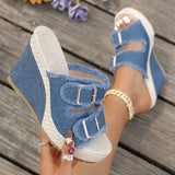 Atelier | Fray Edge Wedge Szandál