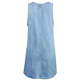 Saylor | Relaxált Denim-Look Ruha