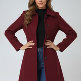 Josephine - Női Egysoros Téli Trench Kabát