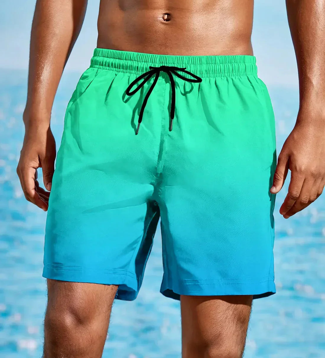 Színátmenetes strandshorts