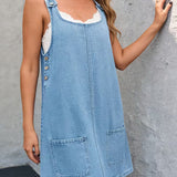 Saylor | Relaxált Denim-Look Ruha