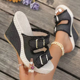 Atelier | Fray Edge Wedge Szandál
