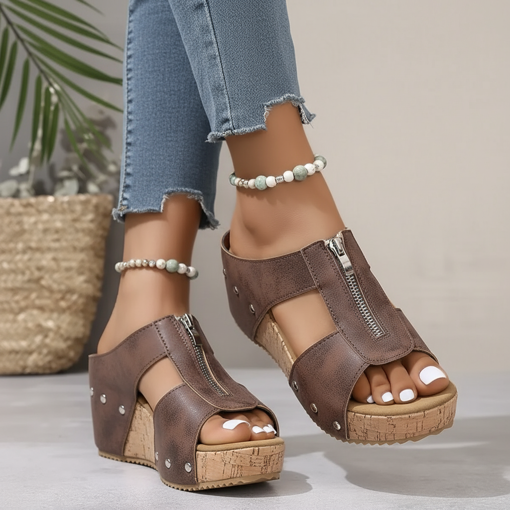 Gigi - Stílusos Wedge Szandál