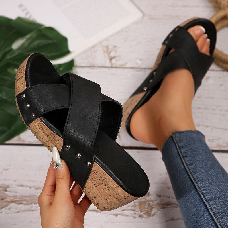 Oakley – Boho Wedge Szandálok