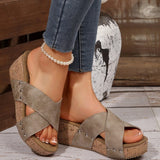 Oakley – Boho Wedge Szandálok